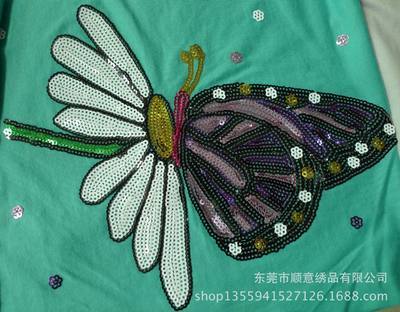 東莞制造15年經(jīng)驗 珠片繡、亮片與電腦特種繡花，打造鞋子服裝布貼的時尚之選